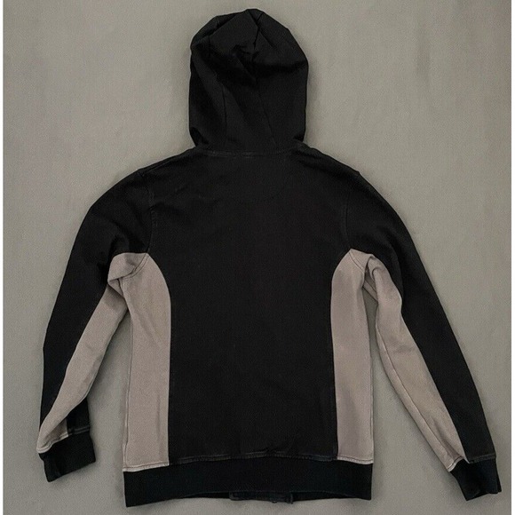 Polaris Jacket Womens Medium Black Gray Full Zip Hoodie Sweatshirt Long Sleeve - Picture 8 of 12